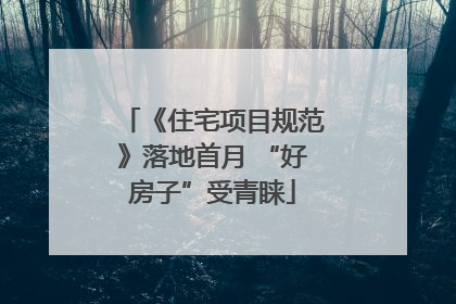 《住宅项目规范》落地首月 “好房子”受青睐