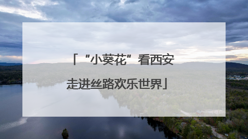 “小葵花”看西安走进丝路欢乐世界