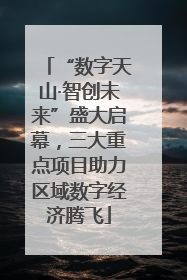 “数字天山·智创未来”盛大启幕，三大重点项目助力区域数字经济腾飞