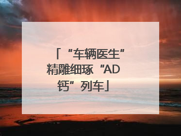“车辆医生”精雕细琢“AD钙”列车