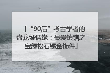 “90后”考古学者的盘龙城情缘：最爱镇馆之宝绿松石镶金饰件