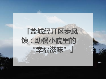盐城经开区步凤镇：助餐小院里的“幸福滋味”