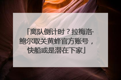 离队倒计时？拉梅洛·鲍尔取关黄蜂官方账号，快船或是潜在下家