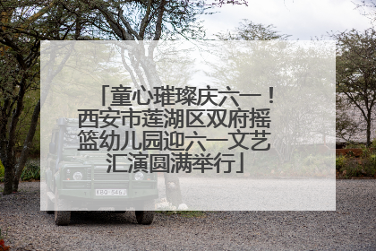 童心璀璨庆六一！西安市莲湖区双府摇篮幼儿园迎六一文艺汇演圆满举行