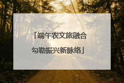 端午农文旅融合 勾勒振兴新脉络