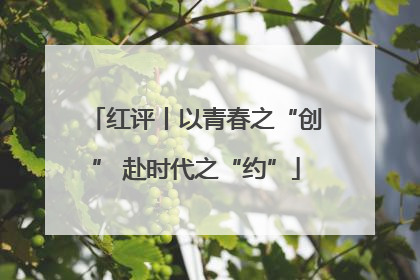 红评丨以青春之“创” 赴时代之“约”