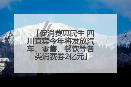 促消费惠民生 四川宜宾今年将发放汽车、零售、餐饮等各类消费券2亿元