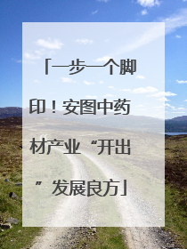 一步一个脚印！安图中药材产业“开出”发展良方
