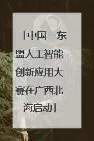 中国—东盟人工智能创新应用大赛在广西北海启动