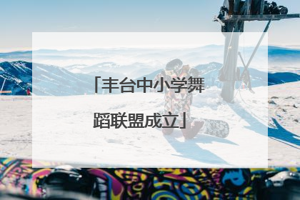 丰台中小学舞蹈联盟成立