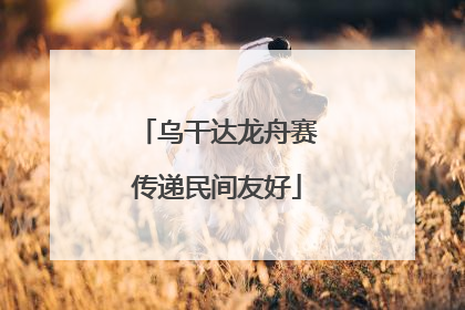 乌干达龙舟赛传递民间友好