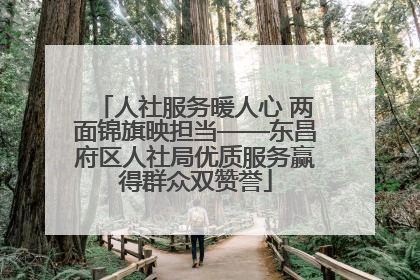 人社服务暖人心 两面锦旗映担当——东昌府区人社局优质服务赢得群众双赞誉