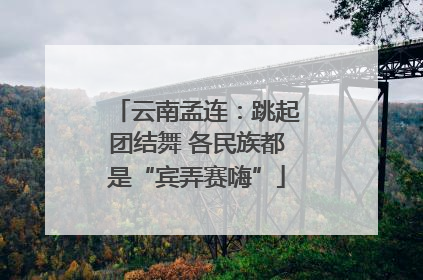 云南孟连：跳起团结舞 各民族都是“宾弄赛嗨”