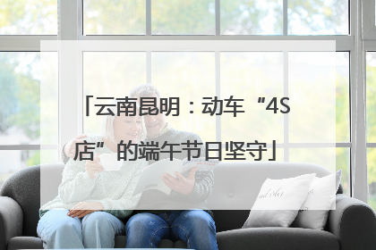 云南昆明：动车“4S店”的端午节日坚守