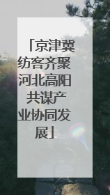京津冀纺客齐聚河北高阳 共谋产业协同发展