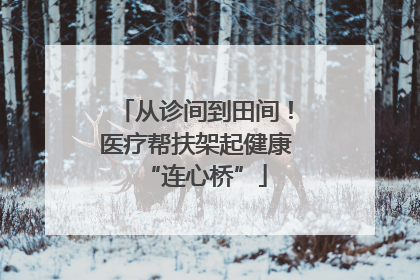 从诊间到田间！医疗帮扶架起健康“连心桥”