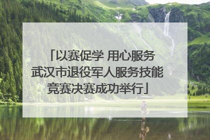 以赛促学 用心服务 武汉市退役军人服务技能竞赛决赛成功举行