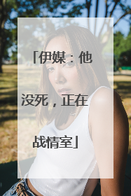 伊媒：他没死，正在战情室