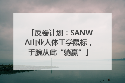 反卷计划：SANWA山业人体工学鼠标，手腕从此“躺赢”