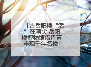 古岳阳楼“活”在笔尖 岳阳楼博物馆借丹青重现千年名楼