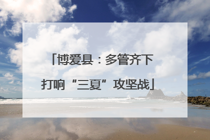 博爱县：多管齐下 打响“三夏”攻坚战