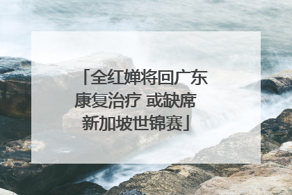 全红婵将回广东康复治疗 或缺席新加坡世锦赛