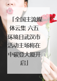 全国主流媒体云集 六五环境日武汉市活动主场将在中碳登大厦开启