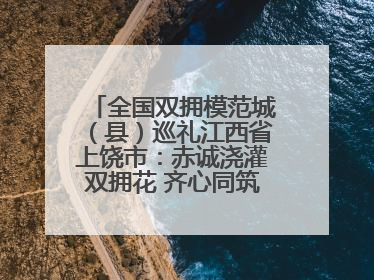 全国双拥模范城（县）巡礼江西省上饶市：赤诚浇灌双拥花 齐心同筑模范城