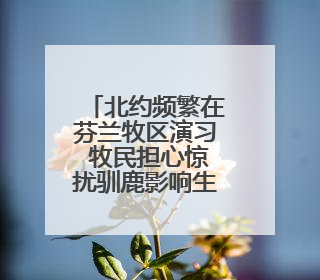 北约频繁在芬兰牧区演习 牧民担心惊扰驯鹿影响生计