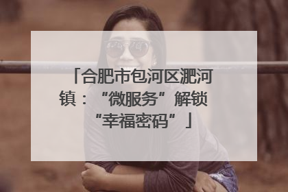 合肥市包河区淝河镇：“微服务”解锁“幸福密码”