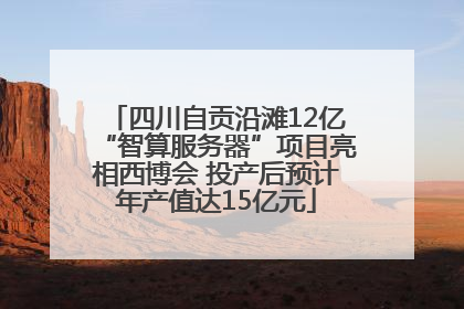 四川自贡沿滩12亿“智算服务器”项目亮相西博会 投产后预计年产值达15亿元