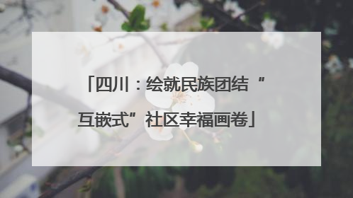 四川：绘就民族团结“互嵌式”社区幸福画卷