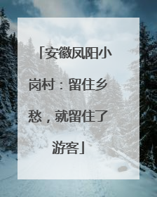 安徽凤阳小岗村：留住乡愁，就留住了游客