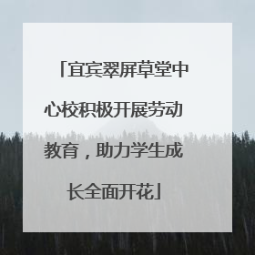 宜宾翠屏草堂中心校积极开展劳动教育，助力学生成长全面开花