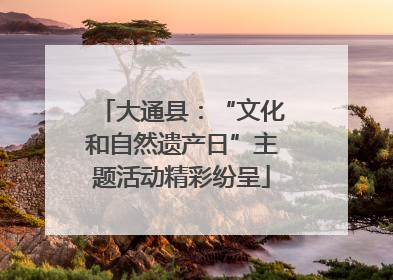 大通县：“文化和自然遗产日”主题活动精彩纷呈