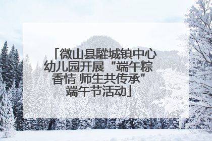 微山县驩城镇中心幼儿园开展“端午粽香情 师生共传承”端午节活动