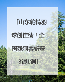 山东轮椅羽球创佳绩！全国残羽赛斩获3银1铜