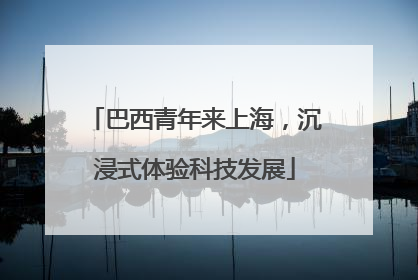 巴西青年来上海，沉浸式体验科技发展