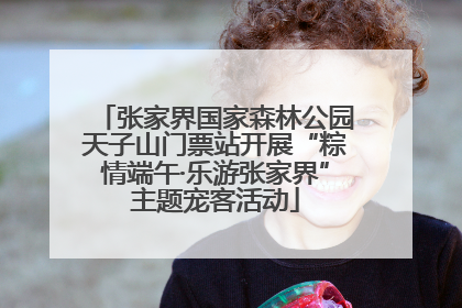 张家界国家森林公园天子山门票站开展“粽情端午·乐游张家界”主题宠客活动