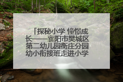 探秘小学 憧憬成长——襄阳市樊城区第二幼儿园衡庄分园幼小衔接班走进小学开展参观体验活动