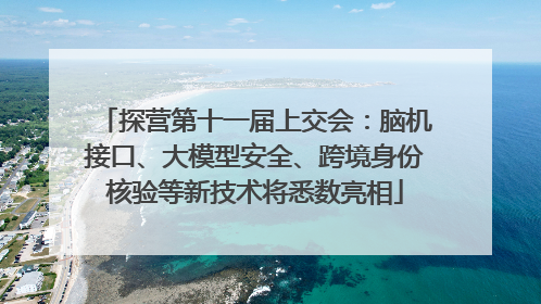 探营第十一届上交会：脑机接口、大模型安全、跨境身份核验等新技术将悉数亮相