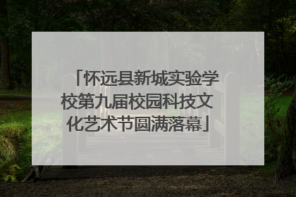 怀远县新城实验学校第九届校园科技文化艺术节圆满落幕