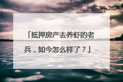 抵押房产去养虾的老兵，如今怎么样了？