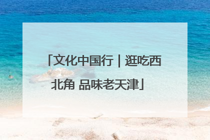 文化中国行｜逛吃西北角 品味老天津
