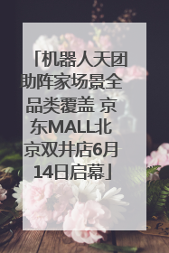 机器人天团助阵家场景全品类覆盖 京东MALL北京双井店6月14日启幕