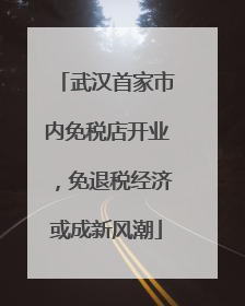 武汉首家市内免税店开业，免退税经济或成新风潮