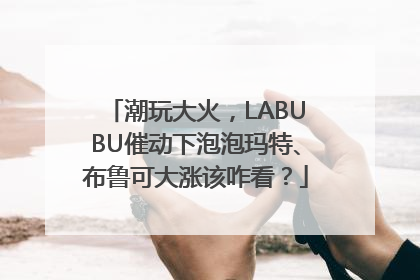 潮玩大火，LABUBU催动下泡泡玛特、布鲁可大涨该咋看？