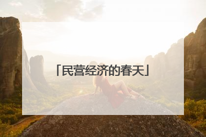 民营经济的春天