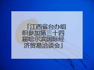 江西省台办组织参加第三十四届哈尔滨国际经济贸易洽谈会