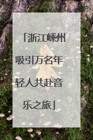 浙江嵊州吸引万名年轻人共赴音乐之旅